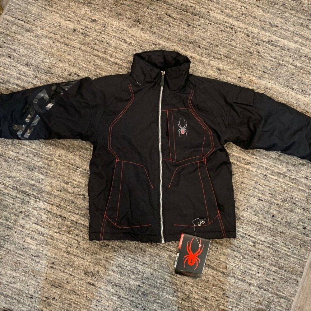 New with tags, authentic 
Spyder Active Sports Boy's/Kids Challenger Jacket